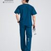 MedW Zeus Caribbean Scrubs Bác Sĩ Nam Xanh Biển Sâu Ca-ri-bê 8 dong phuc phong kham mau xanh duong dong phuc benh vien mau xanh scrubs co V nam