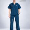 MedW Zeus Caribbean Scrubs Bác Sĩ Nam Xanh Biển Sâu Ca-ri-bê 7 scrubs bac si nam cao cap dong phuc phong kham mau xanh duong dong phuc benh vien mau xanh
