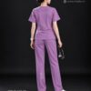 Scrubs y te nu dong phuc y te cao cap nu mau tim hong