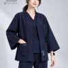 MedW Chiron Noragi Coat Iris Navy Áo Khoác Y Tế Y Bác Sĩ Thiết Kế Nhật Màu Xanh Than 3 Ao khoac dong phuc phong kham ao khoac y te ao khoac dong phuc y te