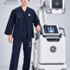 MedW Chiron Noragi Coat Iris Navy Áo Khoác Y Tế Y Bác Sĩ Thiết Kế Nhật Màu Xanh Than 6 Ao khoac y te ao khoac ngoai scrubs mau xanh than
