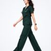 MedW Venus Sovereign Evergreen Scrubs Nữ Y Bác Sĩ Xanh Tùng Bách - Đồng Phục Y Tế Màu Xanh Rêu Sậm 5 Dong phuc phong phau thuat mau xanh co vit