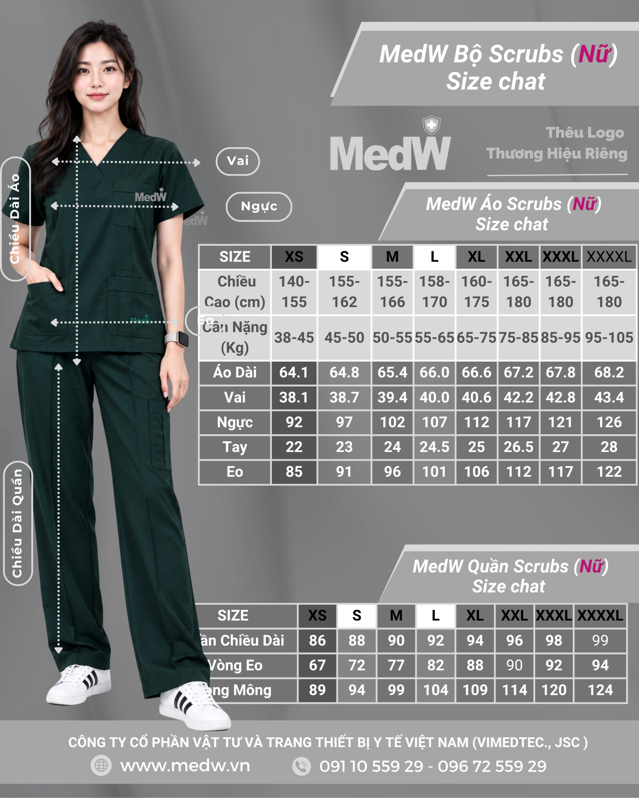 MedW Venus Sovereign Evergreen Scrubs Nữ Y Bác Sĩ Xanh Tùng Bách - Đồng Phục Y Tế Màu Xanh Rêu Sậm 16 Evergreen MedW scaled