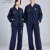 MedW Chiron Noragi Coat Iris Navy Áo Khoác Y Tế Y Bác Sĩ Thiết Kế Nhật Màu Xanh Than