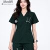 MedW Venus Sovereign Evergreen Scrubs Nữ Y Bác Sĩ Xanh Tùng Bách - Đồng Phục Y Tế Màu Xanh Rêu Sậm 9 dong phuc y te cao cap mau xanh la dam