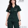 MedW Venus Sovereign Evergreen Scrubs Nữ Y Bác Sĩ Xanh Tùng Bách - Đồng Phục Y Tế Màu Xanh Rêu Sậm 1 scrubs nu mau xanh la dam